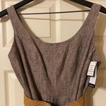 Nine West NWT pebble tan belted sleeveless dress, size 8 Photo 5