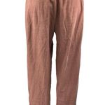 Madewell Women's Pink Corduroy Pull On Tapered High Rise Trousers Pants Size S Photo 2