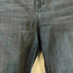 Madewell Curvy High Rise Skinny Jeans Black Raw Hem Distressed Womens Size 28P Photo 5