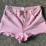 ZARA Pink  Button Fly Shorts Photo 0
