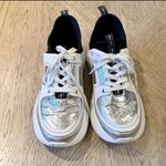 Calvin Klein Silver and White Sneakers Photo 2