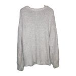 Free People Cardigan Women S Nevermind Oversized Slouchy Cream Brulee Fuzzy Photo 3