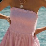 Anthropologie The Marisol Smocked Gauze Mini Dress, Size M Photo 2