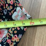 Aina‎ Be Floral Sleeveless Dress with Belt Size Medium Black Photo 6