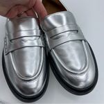Madewell The Vernon Loafer in silver size 8 preppy academia office career Photo 4