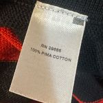 Pendleton Pendelton open cardigan/poncho cotton red and black L/xl Photo 2