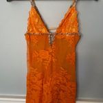 Victoria's Secret Very Sexy Sheer Lacy Orange Leopard Cami 2007 XS Photo 2