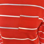 Banana Republic  Crew Neckline Cropped Top Long Sleeve Skimmer Stripe Size XS Photo 5