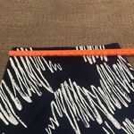 Joseph Ribkoff  Midnight Blue/Vanilla Scribble Print Pull On Pencil Skirt size 14 Photo 3