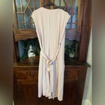 Everlane  Wrap Dress Midi V-Neck Sleeveless‎ Casual Workwear Blush Pink S Photo 2