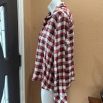 Current/Elliott Current Elliot orange and beige plaid button up shirt Photo 3