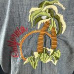 Lucky Brand Retro Y2K Western Embroidered Tattoo Denim Shirt Small California Photo 4