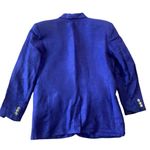 Genre Originals Linen Blazer Blue Size 6 Photo 5