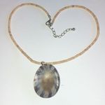 Wooden Seed Bead Beaded Boho Shell Pendant Necklace Photo 4