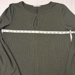 Love Riche  Black Ribbed Bell Wide Sleeve Swing Shift Knee Dress Size MEDIUM Boho Photo 10