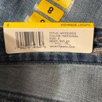 Seven7  SZ 8 Sunset Bermuda Jean Shorts Frayed Hems Distressed Stretch Mid-Rise Photo 5