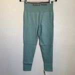 Outdoor Voices NWT Seamless Ribbed 7/8 Leggings in Storm Blue/Brown Photo 2