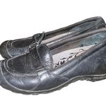 Merrell  Plaze Glide black leather wedge slip-on shoe women’s size 8 Photo 4