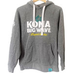 Kona Big Wave‎ Liquid Aloha Gray Pullover Hoodie Sweatshirt Size Small Photo 0