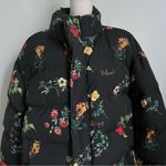 Profound • NWT Black Floral Puffer Jacket Coat Size XL Photo 2