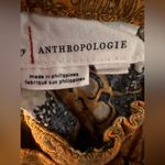 Anthropologie  Mustard Yellow Floral Linen Blend High Rise Shorts Womens XS Photo 3