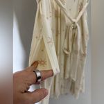 Soma ‎ White Tan Star Robe Size Medium Photo 4
