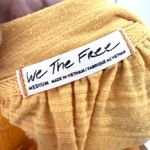 Free People  Poppy Gold Cotton Tank Sz M Photo 2