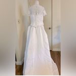 Wedding Dress Bridals White Wedding Dress with Long Train Photo 5
