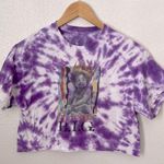 Notorious B.I.G. Biggie Smalls purple tie dye crop graphic tee M Size M Photo 0