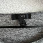 J.Crew  Linen Gray Pleated Statement Sleeve Shirt Top Large Photo 2