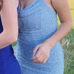 Oh Polly  Light Blue Mini Dress Photo 2