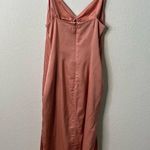 Revolve Song Of Style Copper Pink Midi Dress Open Tie Front Womens Size XS Photo 4