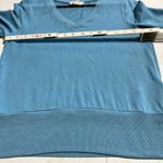 Athleta step forward sweatshirt v neck tee in skylark blue size medium Photo 7