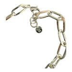 Unwritten  Womens Silver Plated Star Bar Charm Link Bracelet Adjustable White Photo 2