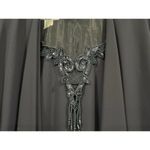 Patra Woman Cape Dress With Embellished Beads And Sequins Navy 20 Blue Size undefined Photo 2