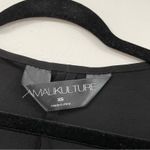 Norma Kamali  Black Long Sleeve Faux Wrap Mini Dress Womens XS Jersey Bodycon Photo 3