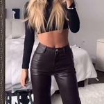 Aritzia Leather Pants Photo 0