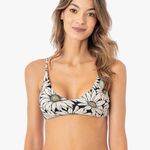 Maaji Daisy Floral Blush Sporty Bralette Bikini Top small NEW Photo 0