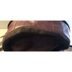 Juicy Couture Vintage Purple Leather Suede Purse Satchel Tote Bag Handbag Large Photo 6