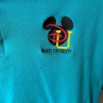 American Vintage Vintage Disney University Polo Shirt Womens Blue Small S Tee Photo 5
