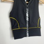 I am gia Myra Crop Top Black Full Zip Womens XS Photo 3