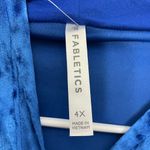 Fabletics NWT Crushed Velour Zip-Up Hoodie | Size: 4X Photo 3
