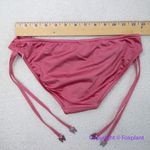 Seafolly NEW Ruffled Side-Tie Hipster Bikini Bottom Swimwear in pink, US size 8 Photo 8