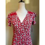 Loveappella Torri med Maxi Dress Red Floral boho flowy cottage fairy Y2K whimsi Photo 2