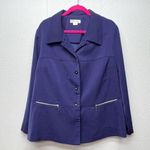 Dress Barn Button Front Blazer Jacket Womens 18 Academia Career Workwear Office Photo 0