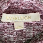 Everleigh Classic Burgundy Long Sleeve Cowl Neck Knit Sweater Photo 10