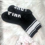 Victoria's Secret PINK  Black and White Athletic Socks Photo 0