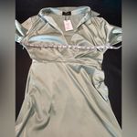 Cider Dirty Martini Long Sleeve Mini Dress - Pale Green NWT (M) Photo 10