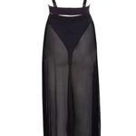 Topaz Long Chemise Black Size 10 Photo 4