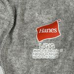 Hanes Shorts Women's Large Gray Jersey Front Pockets Elastic Waist Drawstring Photo 2